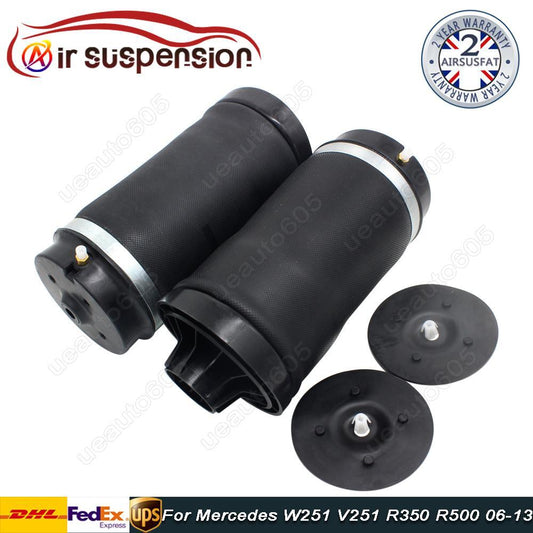 2x Rear Air Spring Suspension Bags for Mercedes W251 R320 R350 R500 A2513200425