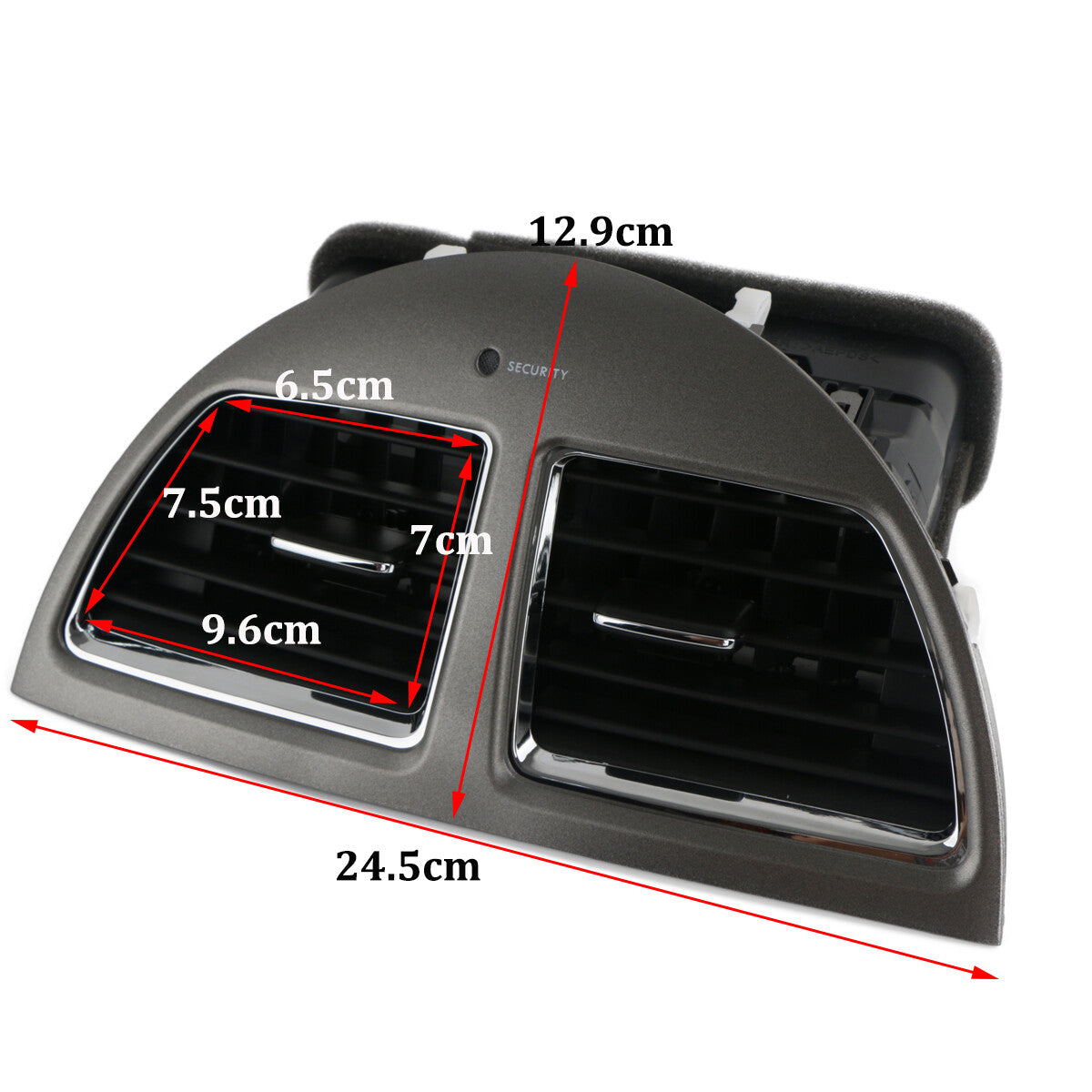 Car center dashboard air conditioning socket ventilation panel with chrome ring suitable for Lexus ES350 2007-09