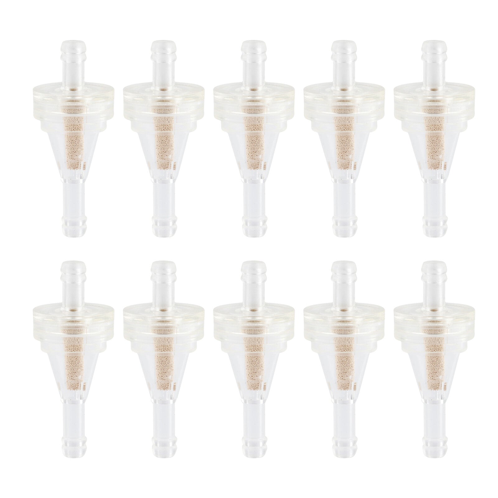 10x 1/4in 6mm Inline Gas Fuel Filter Universal for Motorcycle Dirt Bike ATV UTV