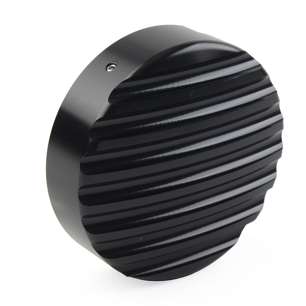 1xCNC Derby Timing Timer Cover Horizontal Pattern for Harley XL883 2013+ Black B