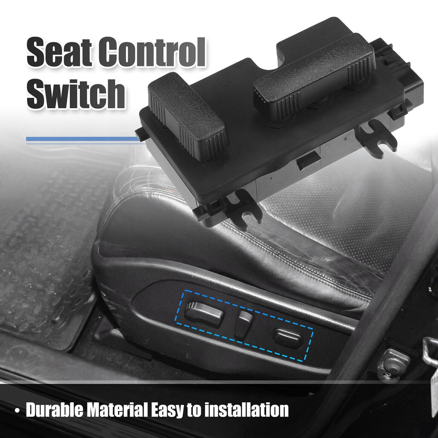 8 Way Power for Seat Control Switch 12450254 fit for GMC for Sierra Right Passenger Side