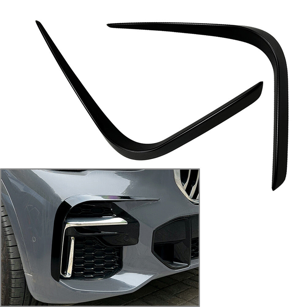 Front Bumper Side Vent Cover Trim for BMW X5 G05 M Sport 2019-2022