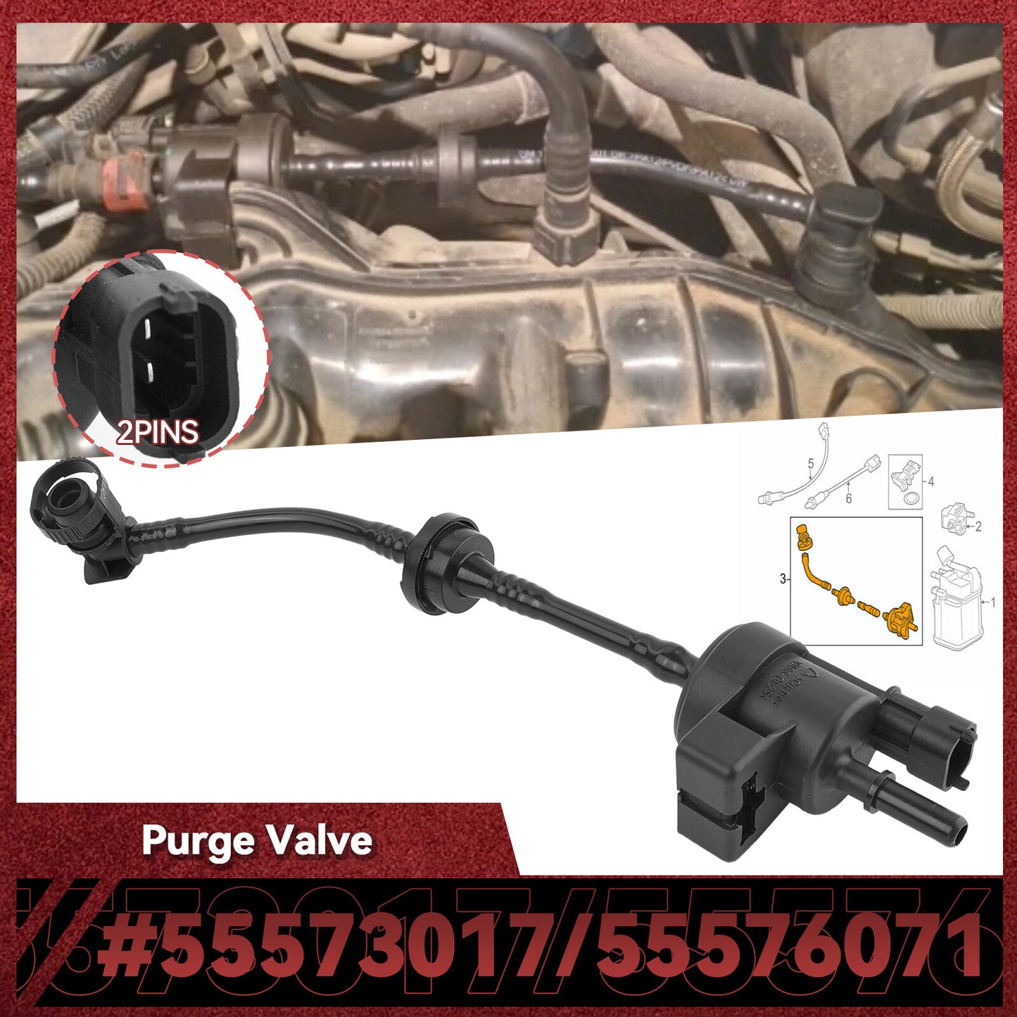 O2 sensor 234-4445 suitable for Subaru Impreza, Legacy, Outback, Forester 22690-aa810