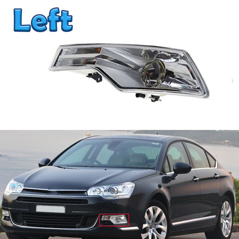 Left Front Bumper Fog Light Signal Lamp Fog Lamp Fit for Citroen C5 2009-2012