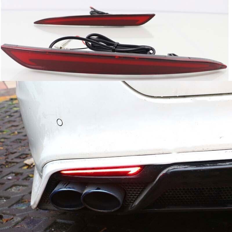 for Ford Mondeo Fusion 13-2018 Brake Fog Light LED Rear Bumper Light Assembly 2X