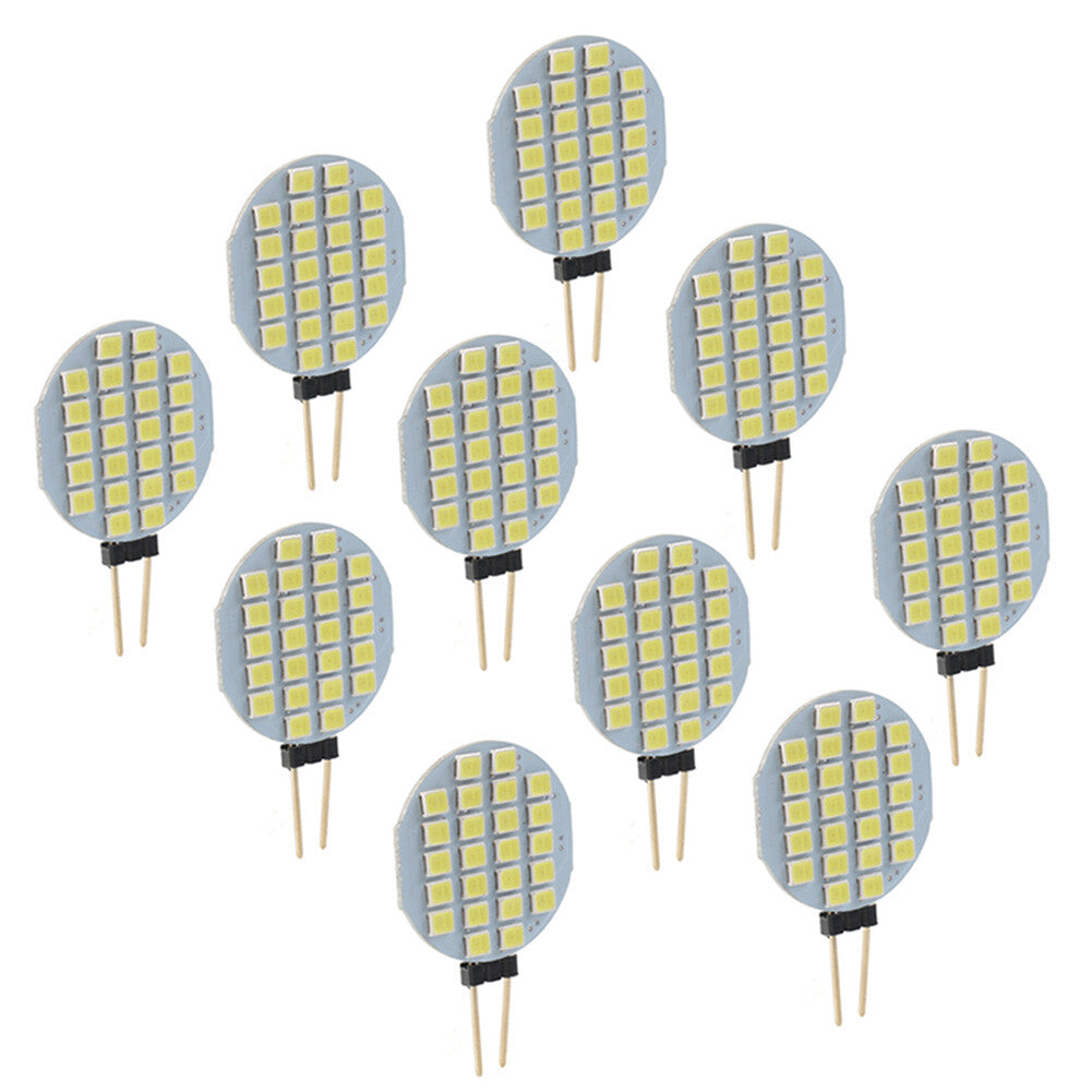 G4 Socket 24 LED 2835 SMD LED Bulb White Light For Car Truck Boat Landscaping