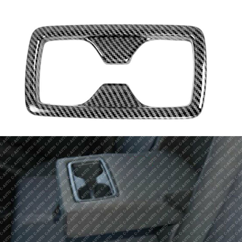 Carbon Fiber for Toyota Highlander 2020-2022 Rear Water Cup Panel Cover Trim