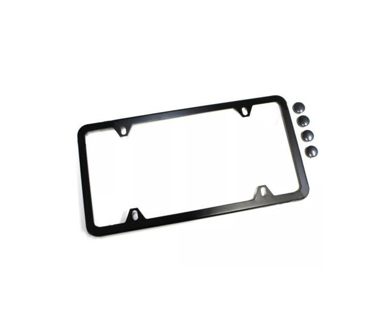 1 piece car license plate frame cover cap trunk 4-hole black for Ram
