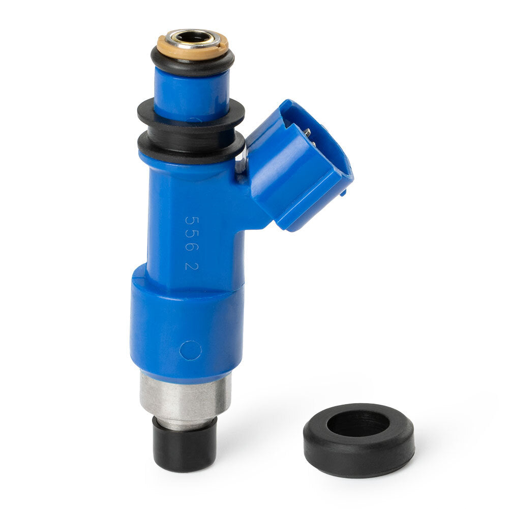 Set of 4 565cc Fuel Injectors Dark Blue for Subaru WRX / STI 16611-AA720