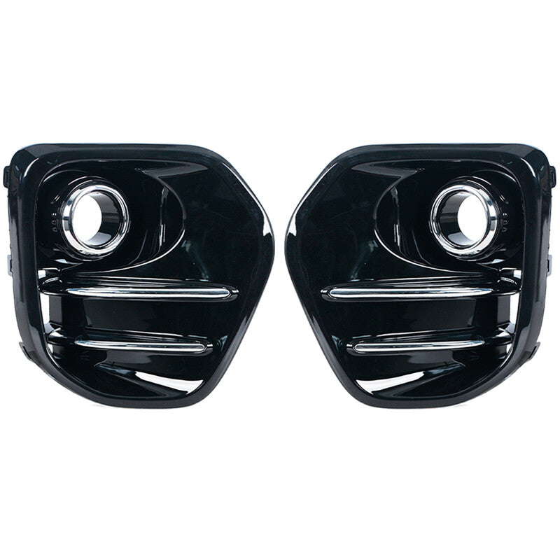 Fog Light Cover Frame Left for KIA Sportage KX5 2016-2018 Bright Black No Lights