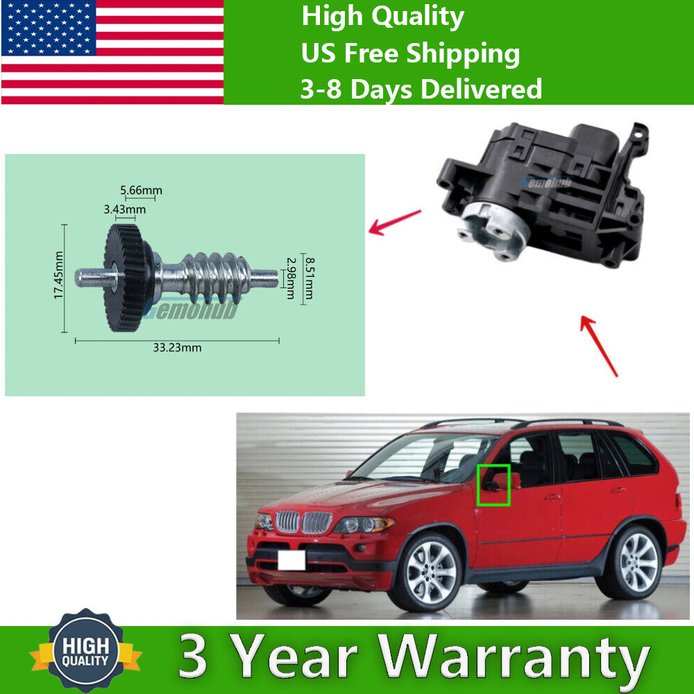 Side MIRROR FOLDING MOTOR Gear for 2008-2016 for Audi S4 B8 2010-2012 for Audi A4 B8 US