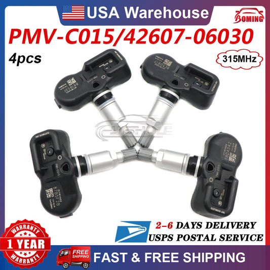 Set 4PCS TPMS TIRE PRESSURE SENSOR for Toyota Tacoma for Lexus PMV-C015 42607-06030