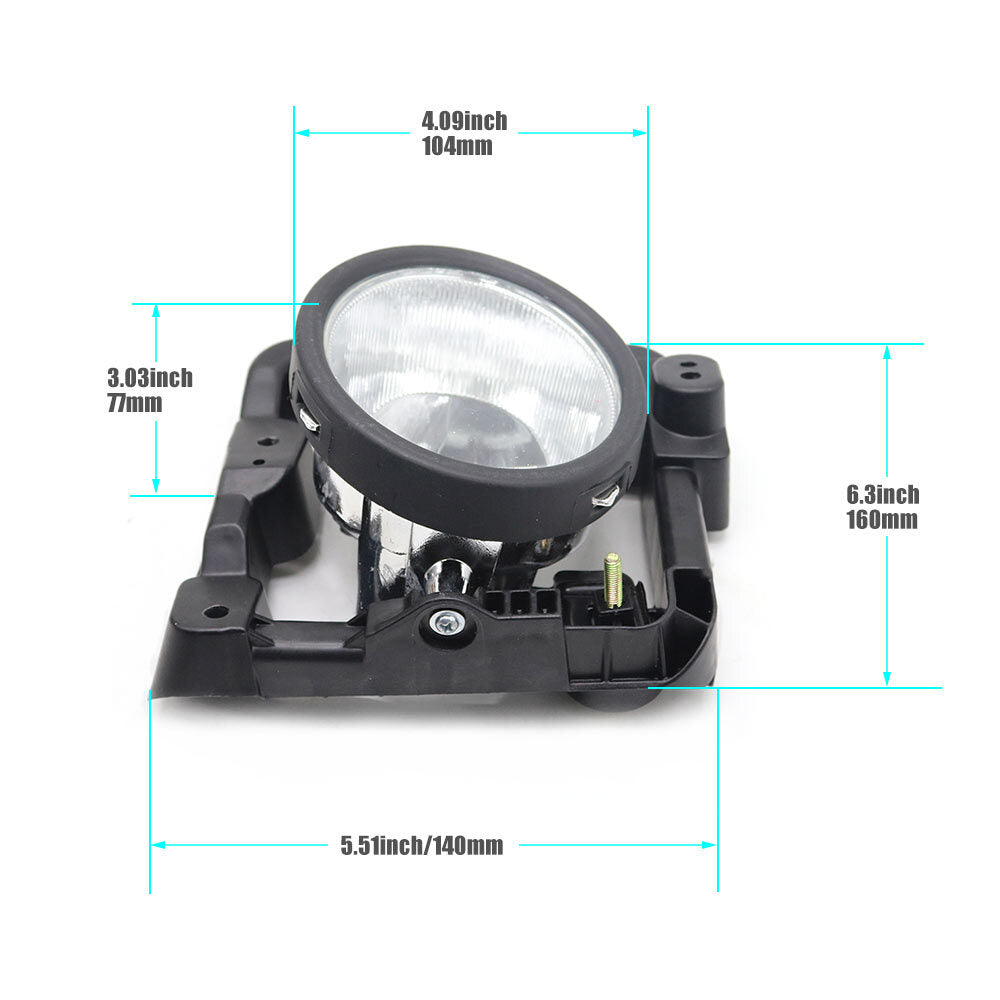 2X Fog Light Assembly w/Cover for Acura TSX 2009 2010 2.4 3.5L L+R 33900-TL0-A01