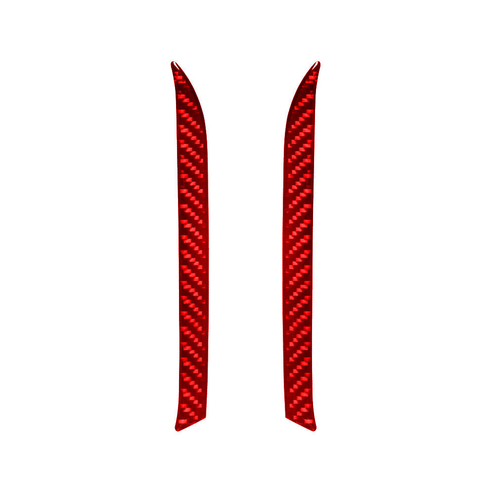 Red Carbon Fiber Front Door Handle Panel Trim for Volkswagen for Tiguan 2013-2017