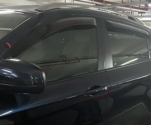 for BMW X5 2008-13 Smoky Side Window Wind Visor Sun Rain Guard Vent Deflector 4x