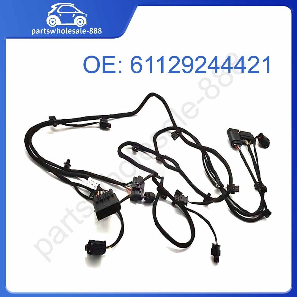 Front bumper cover parking sensor wiring harness PDC for BMW X5 E70 6129244421