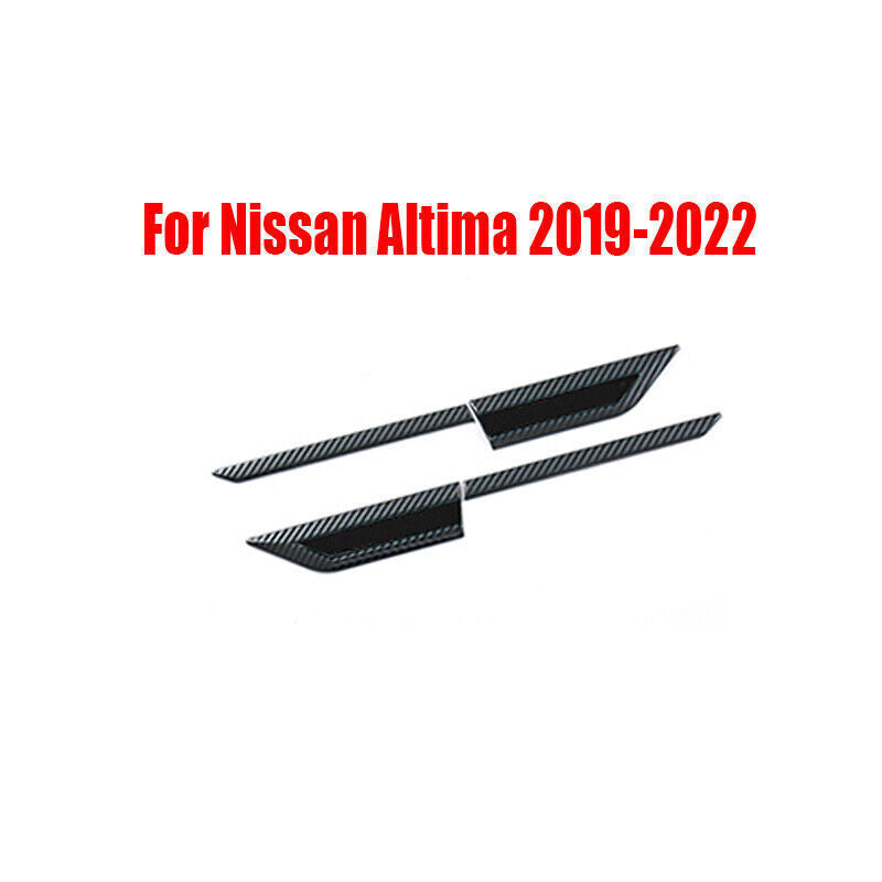 4X Carbon Fiber Look Front Side Door Fender Cover Trim for Nissan Altima 19-2024