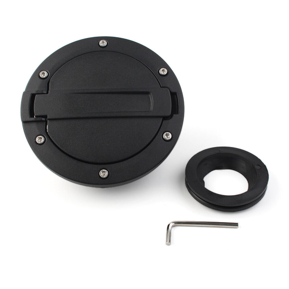 Fuel Tank Filler Door Cover Gas Cap Fit for Jeep for Wrangler JK 2007-2017 Car Pair