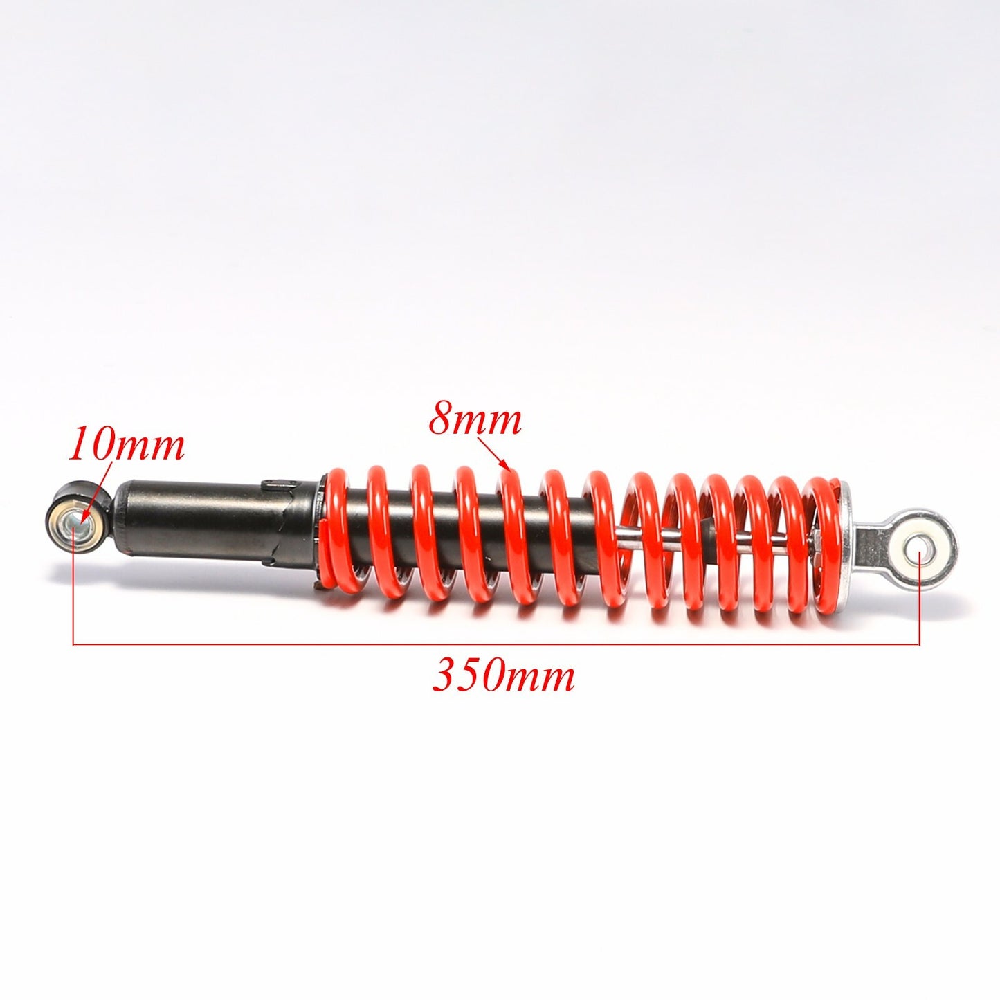 2 x 350mm 14-inch front shock suspension for four-wheeled bicycles, all-terrain vehicles, go-karts, scooters