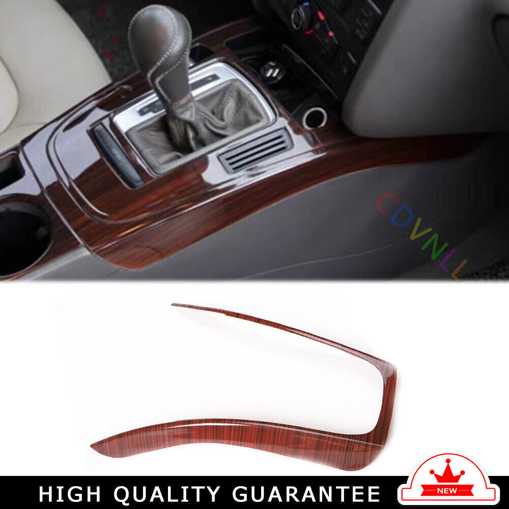 Car Inner Gear Shift Both Side Cover Trim 1 Fit for Audi A5 2008-2016 Red Wood