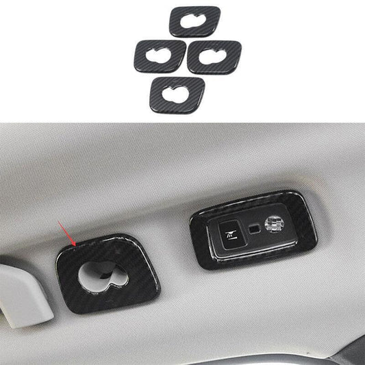 Fit for Volvo XC90 2016-2022 2023 ABS Carbon Fiber Roof Sunroof Hook Cover Trim