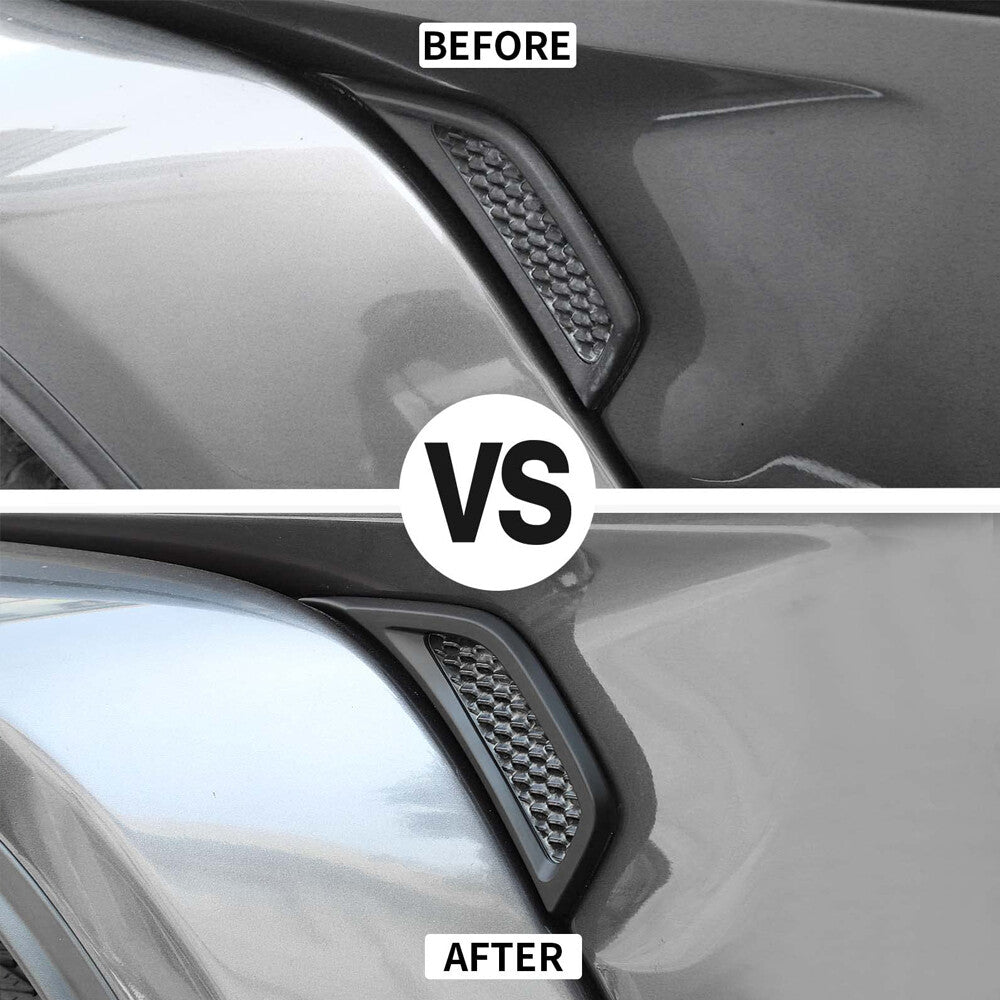 Black Car Fender Air Vent Outlet Cover Trim for Jeep for Wrangler JL JT 2018-2023