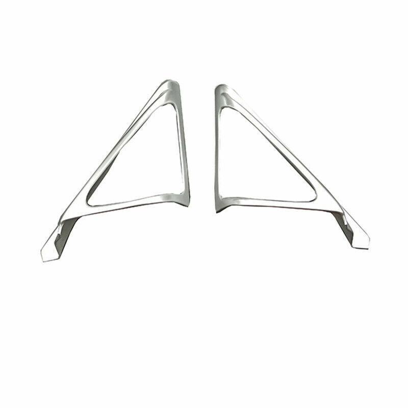 A Post Front Triangle Cover Trim 2 for Honda Accord 10th 2018-2022 Sliver Matte