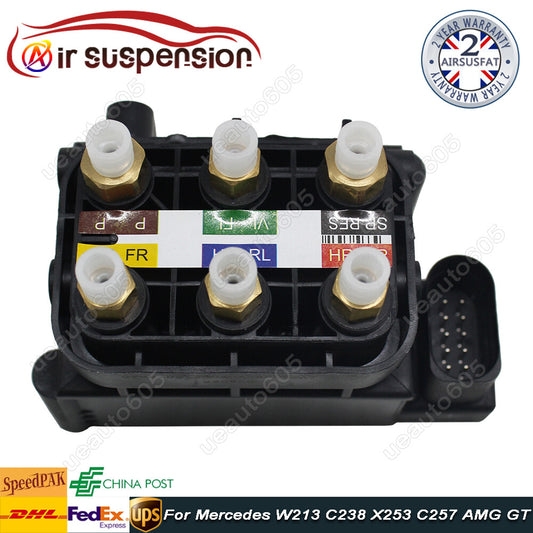 Air Compressor Pump Solenoid Valve Block for Mercedes W213 C238 X253 C257 AMG GT