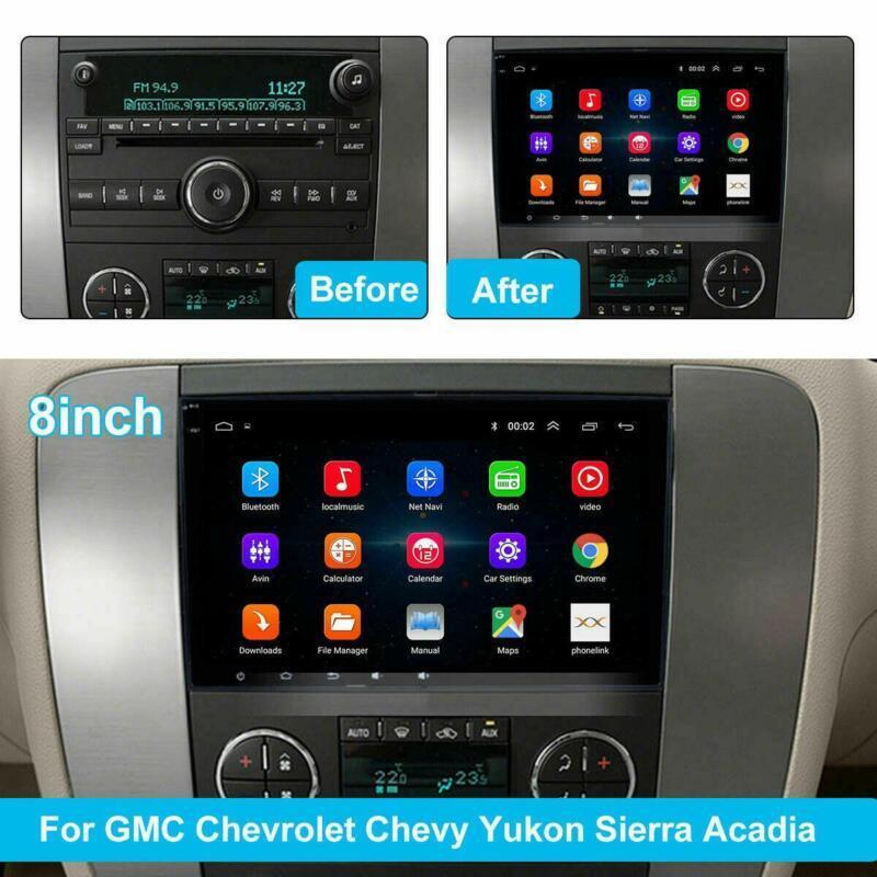 Android 10.1 8 for GMC for Chevrolet for Chevy for Sierra Car Stereo Radio GPS Navigation