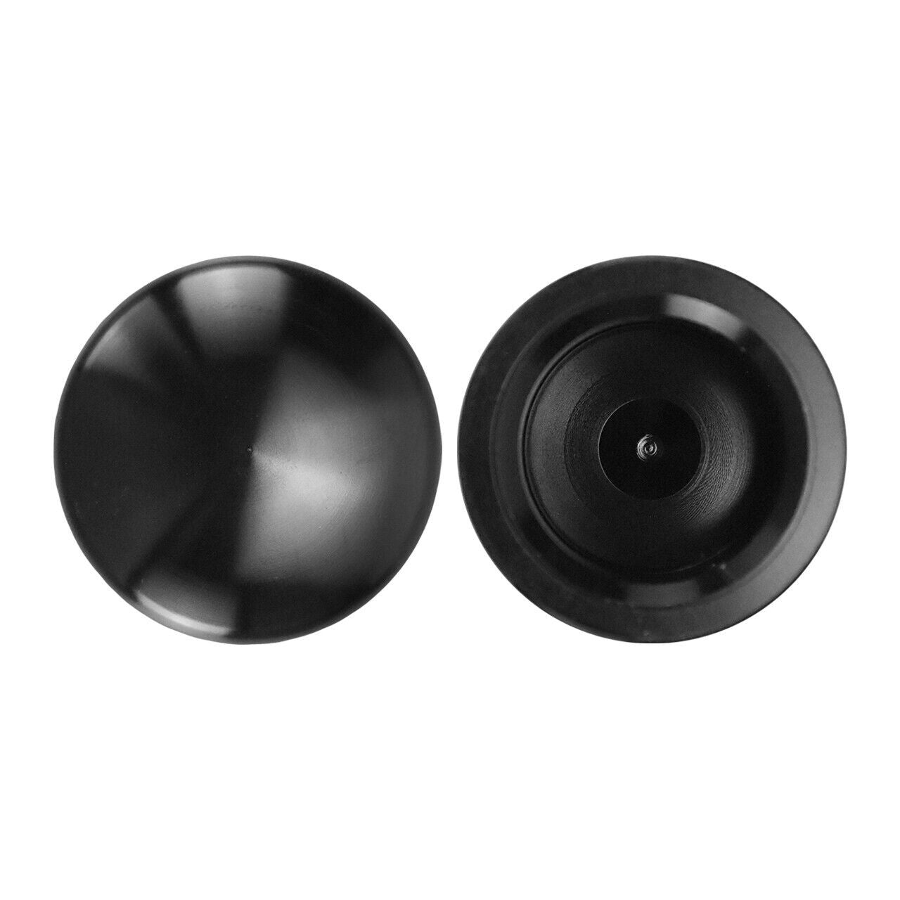 Black Front Axle Cap Nut Covers for Harley Softail Dyna Street Glide Road King