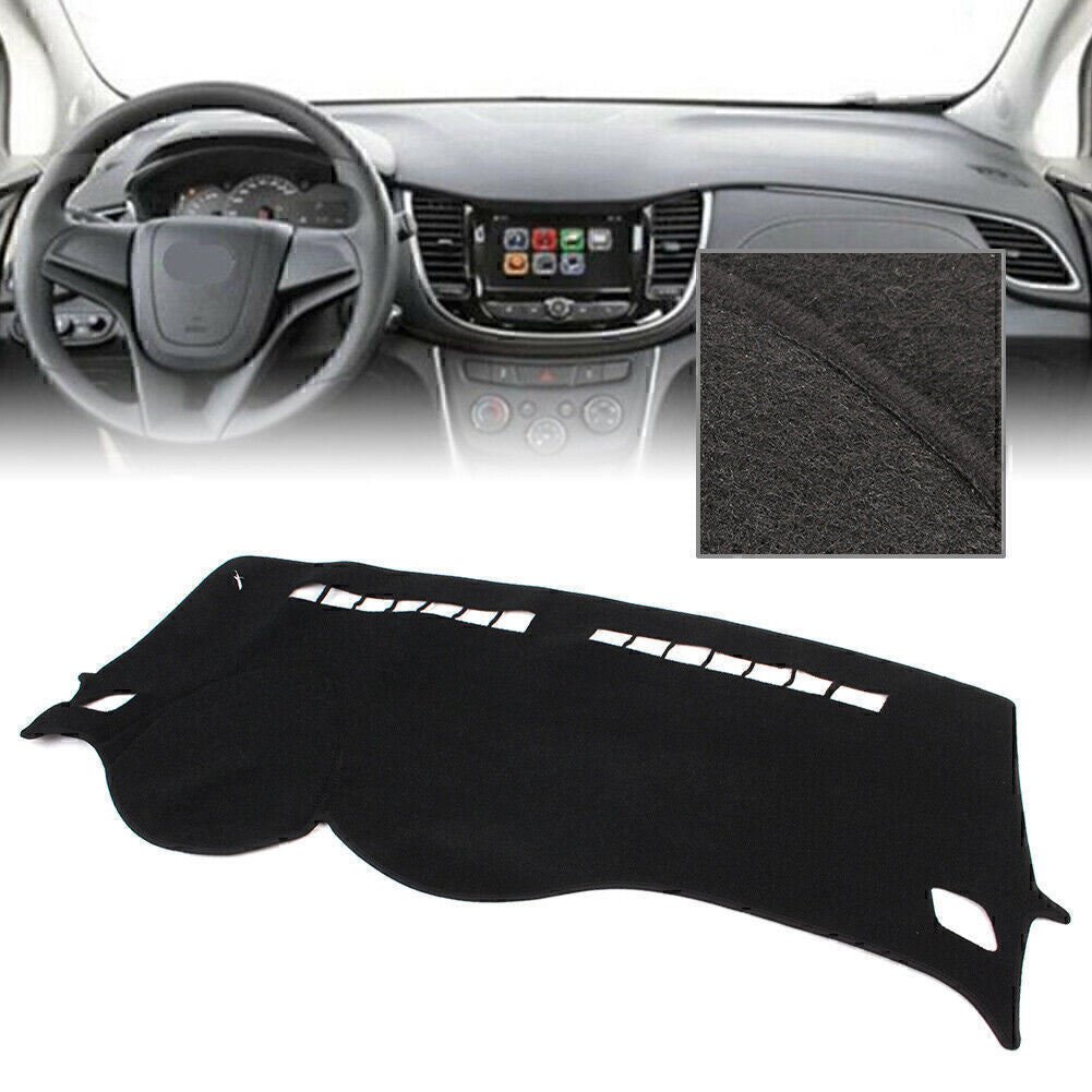 Dash Mat Dashboard Cover Dashmat For 2017 2018 for Chevrolet Trax Polyester Black