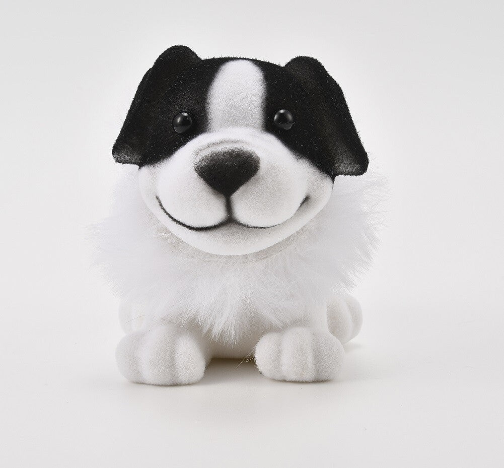 Shaking Head Dog Cool Puppy Collie Car Dashboard Interior Decor Black+White