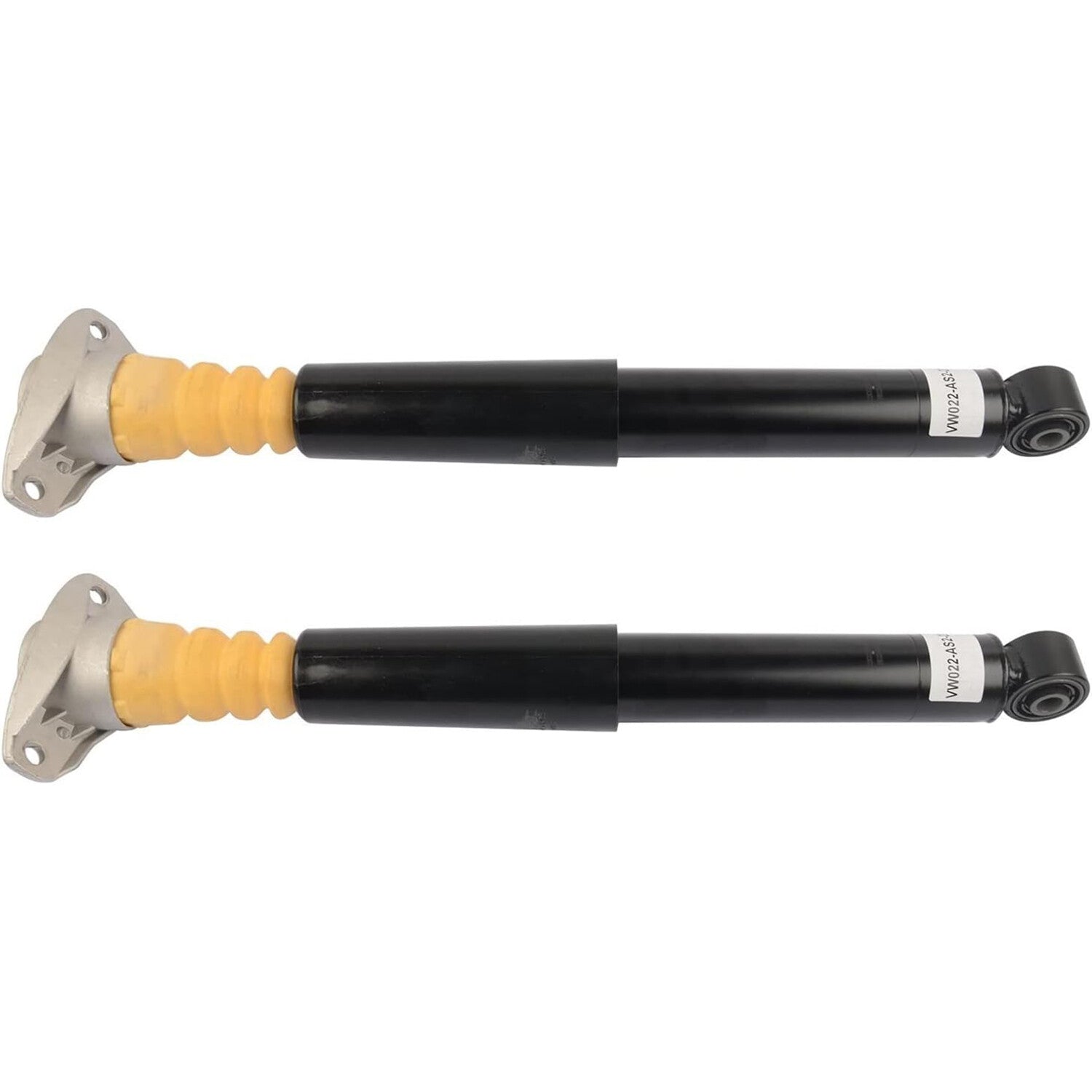 A pair of rear hydraulic shock absorber struts are suitable for Mercedes W140, S500, and S600 models from 1992 to 1999.