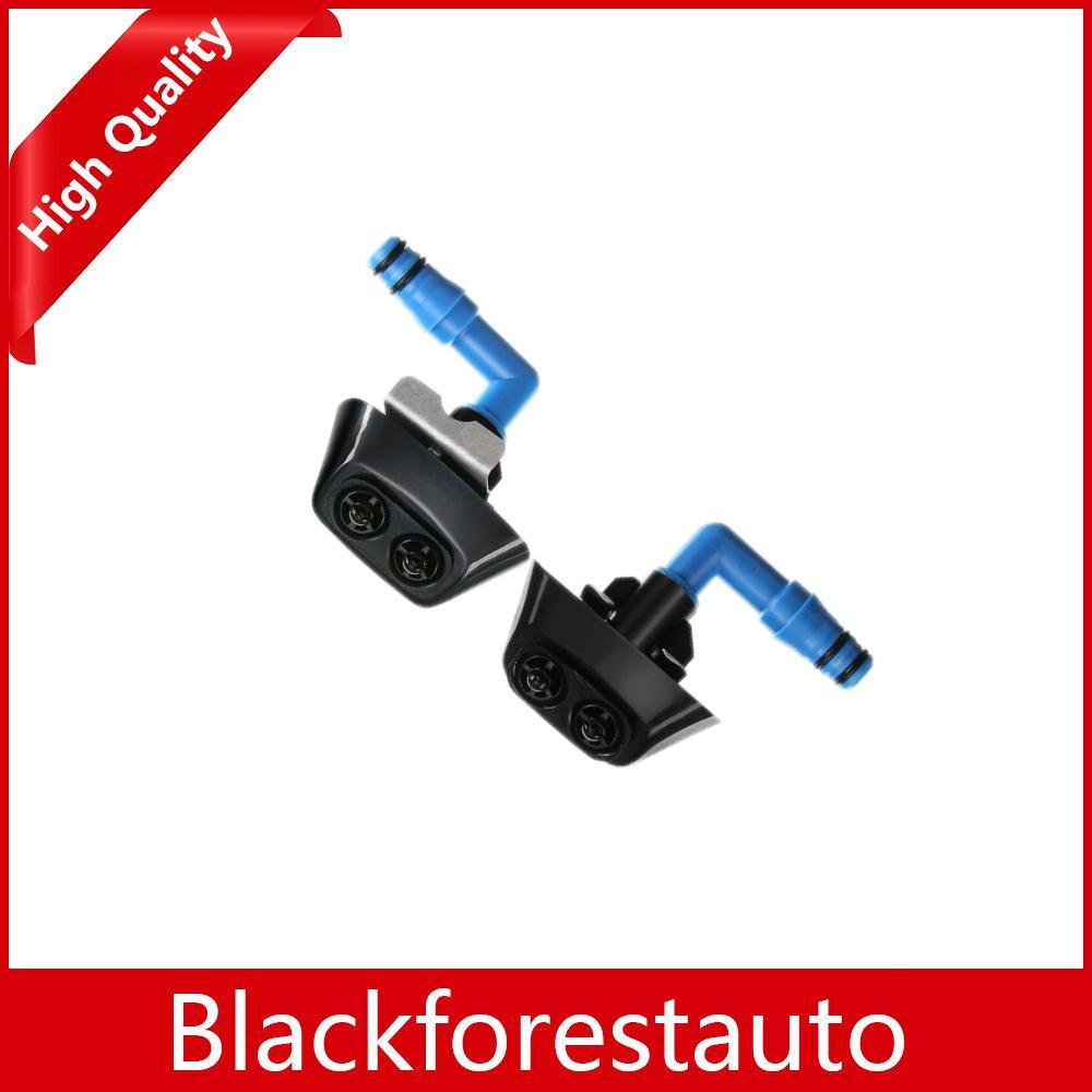 Pair Front Headlight Washer Nozzle Fits For 2004-11 for Saab 9-3 12803972 12803973