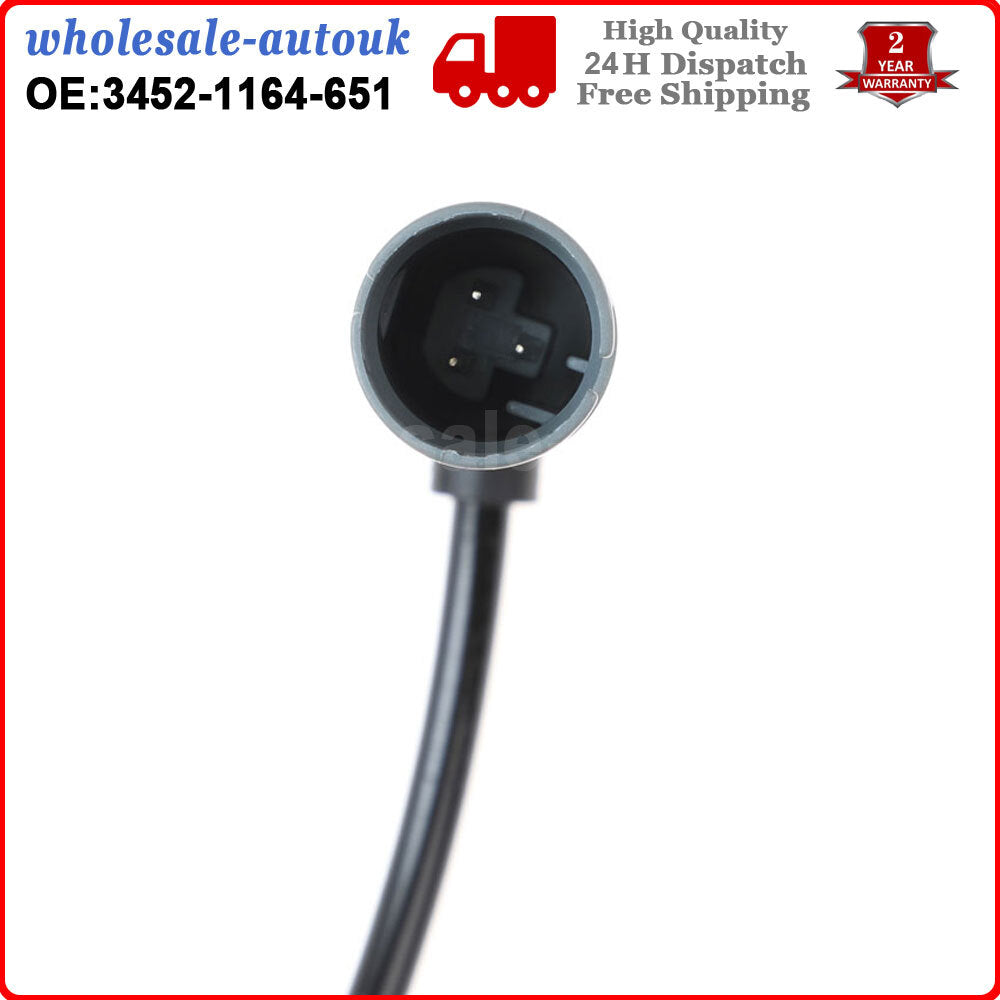 2 ABS Wheel Speed Sensor Front Left Right 34521164651 for BMW 3 Series E46 98-07