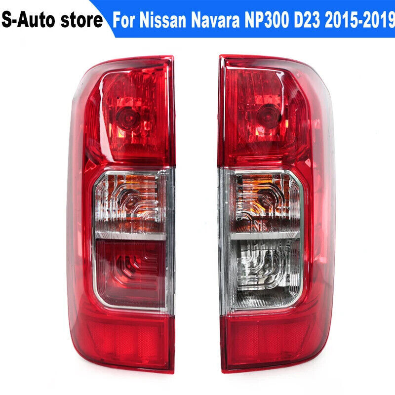 2Pcs for Nissan Navara NP300 D23 2015-2019 Red LHD Rear Tail Lamp NO BulbsWire