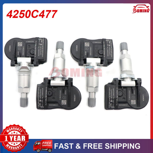 4pcs TPMS 4250C477 Tire Pressure Sensor for Mitsubishi ASX for Peugeot ION for Citroen
