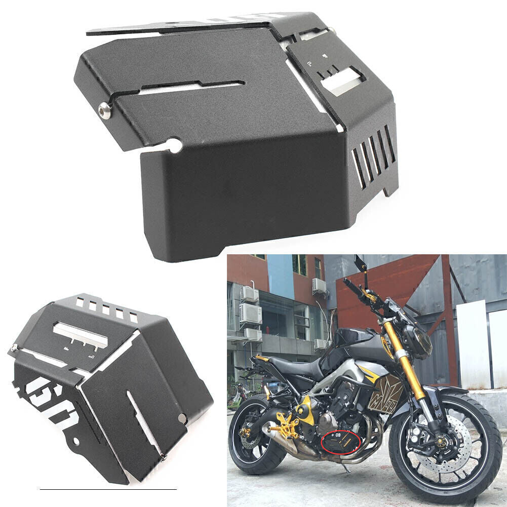 Water Coolant Reservoir Tank Radiator Guard Cover for Yamaha MT-09 FZ-09 2014-16