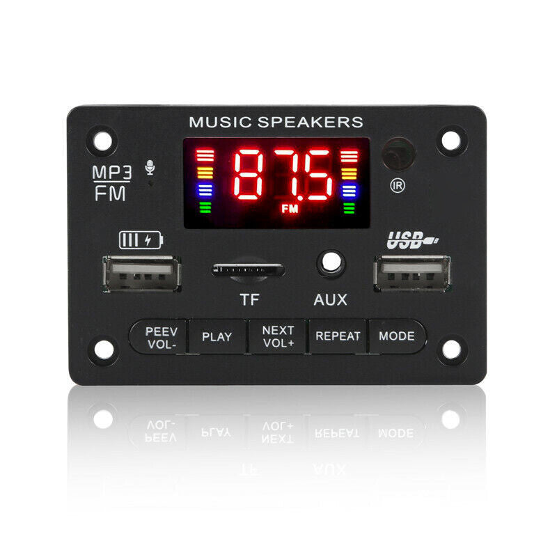 Wireless Bluetooth 5.0 MP3 Decoder PCB Board Car Stereo With Remote Control