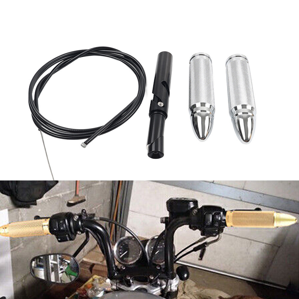 Internal Throttle Assembly 7/8 Motorcycle Grip for Harley Chopper Bobber
