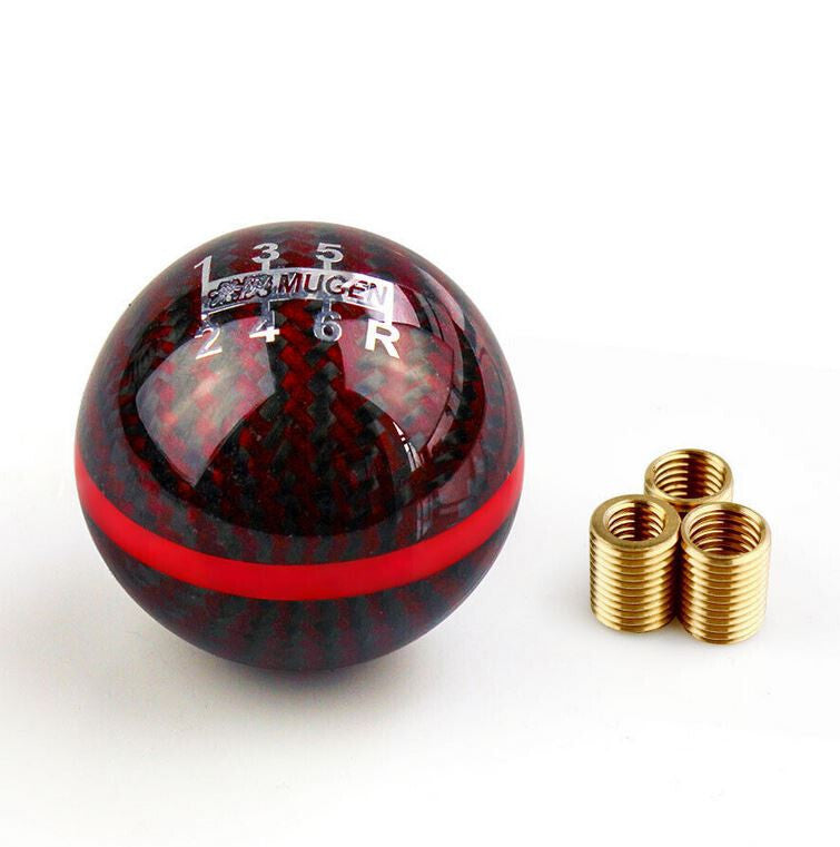 6-speed manual transmission Mugen, black and red carbon fiber, for Honda for Acura .