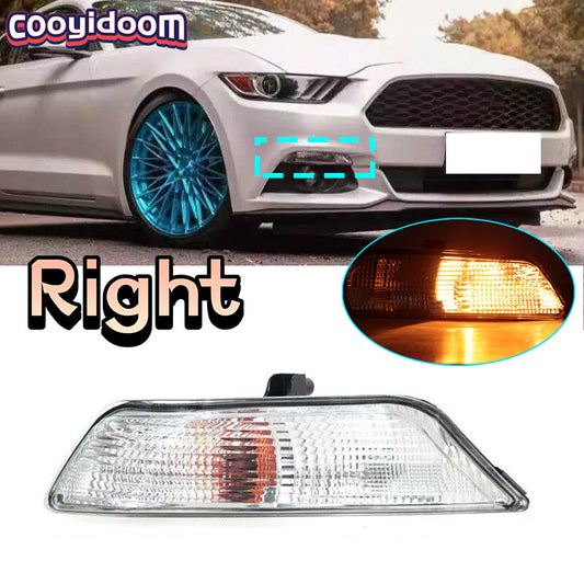 The right front fog light turn signal is applicable to the for Ford for Mustang 2.3T/5.0 (2015-2017).
