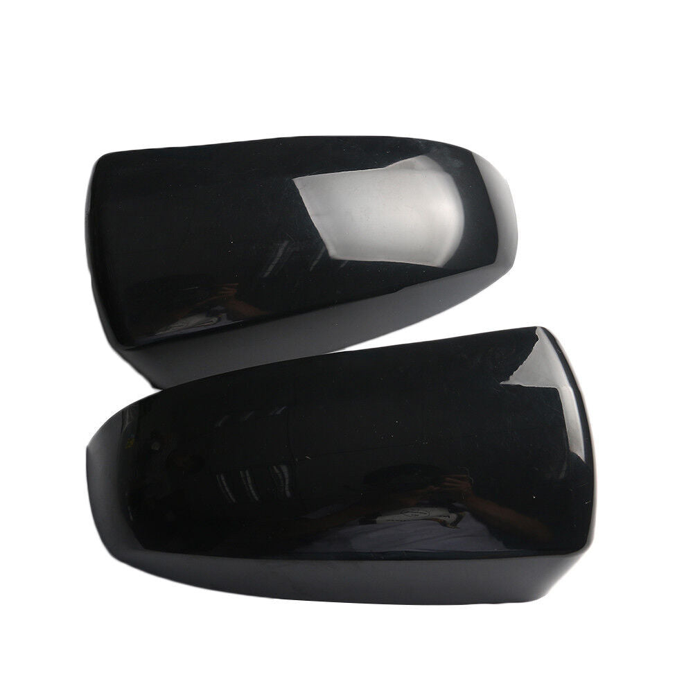 Pair Left Right Door Wing Rearview Mirror Cover Cap for BMW X5 X6 E70 2006-13