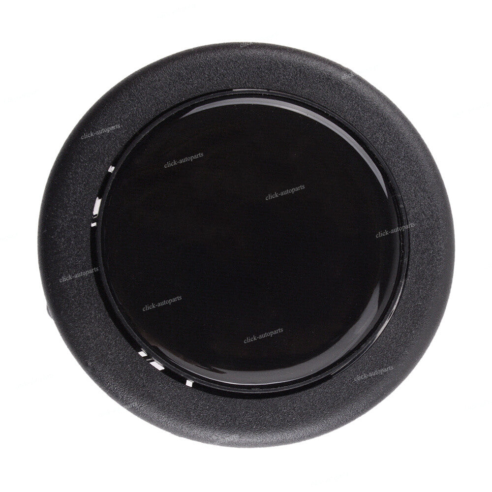Black Plastic Universal Car Horn Button Car Steering Wheel Center Cap Lid