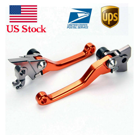 Orange Offroad Brake Clutch Levers for K.T.M 300 EXC/350 EXC-F/S (SIX DAYS)14-18