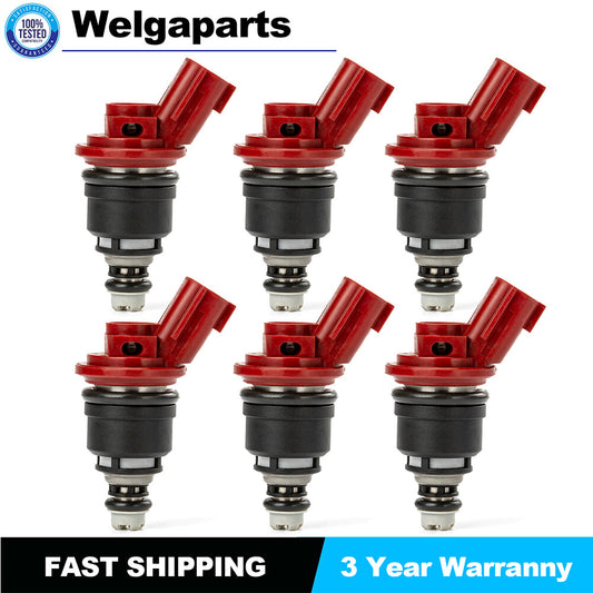 Set (6) Fuel Injectors for Infiniti I30 1996-1999 for Nissan Maxima 1660096E01