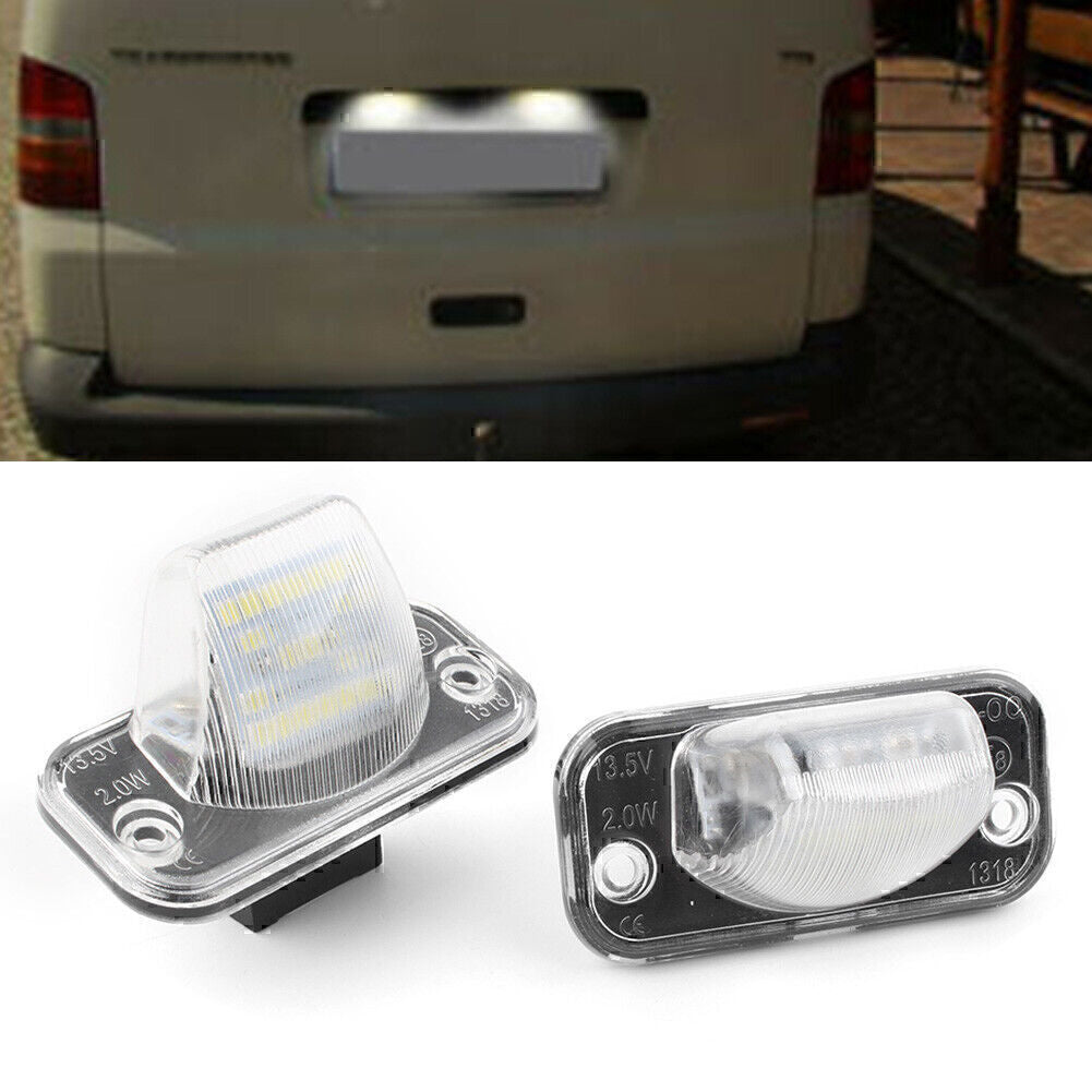 Error White LED License Plate Light for VW T4 Transporter Caddy 1990-03