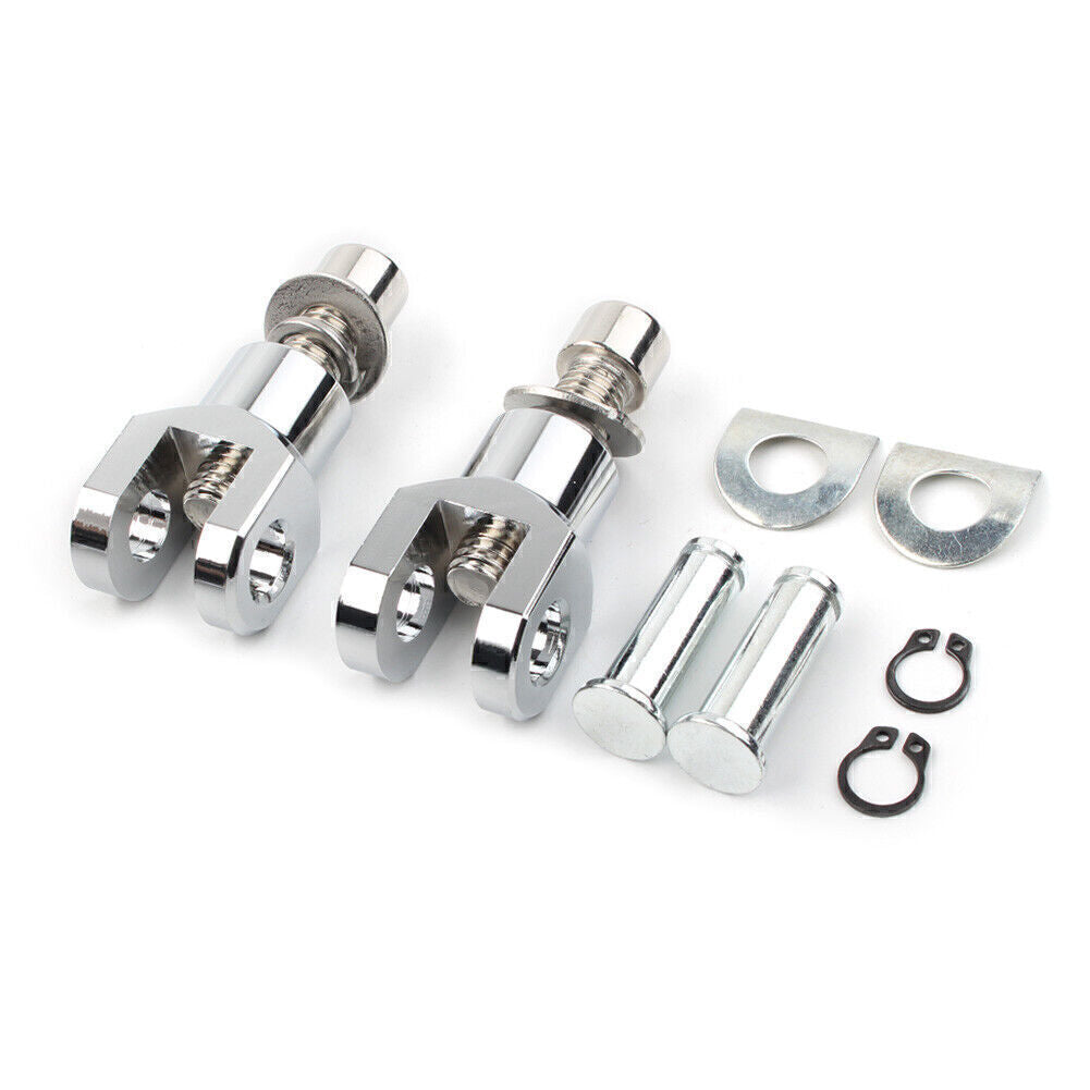 Motor Rear Passenger Foot Pegs Bracket Fit for Harley Softail 2000 - 2020 Silver US