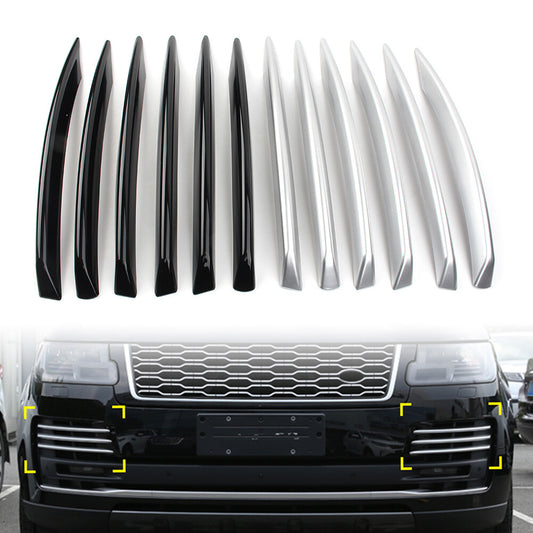 Front Bumper Fog Light Lamp Cover Trim Fit for Land Rover Ranger for Rover Vogue Black