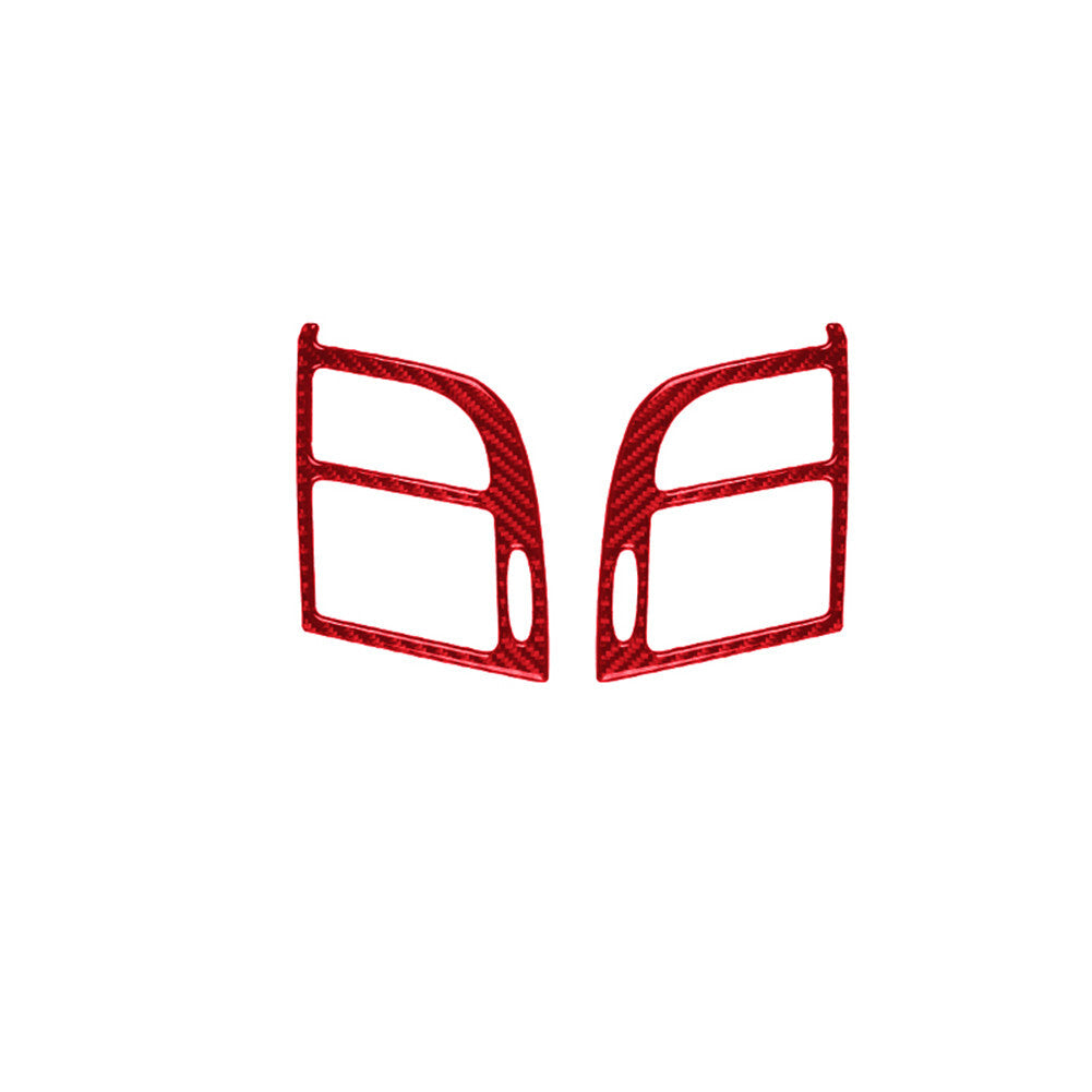 Red Carbon Fiber Side Air Vent Cover Trim for Mercedes-Benz W211 2003-2009